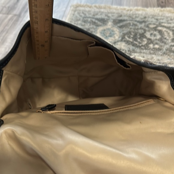 Coach Bleeker Black Leather Legacy Brown Signature Flap Buckle Bag and wallet - Picture 6 of 15